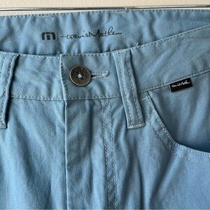 Travis Mathew Men’s The Trifecta Blue Flex 5 Pocket Pants 30x32 Tencel Blend